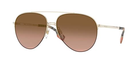 BURBERRY Sunglasses BE 3113 110913 Ferry Light Gold Brown 